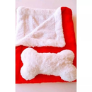 Cobertor Soft Pet macio + Almofada ossinho (CACHORRO/GATO)