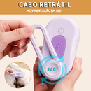 Escova A Vapor Para Pets Elétrica 3 em 1 Escova, Limpa e Acaricia - CH