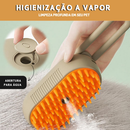 Escova A Vapor Para Pets Elétrica 3 em 1 Escova, Limpa e Acaricia - CH