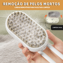 Escova A Vapor Para Pets Elétrica 3 em 1 Escova, Limpa e Acaricia - CH